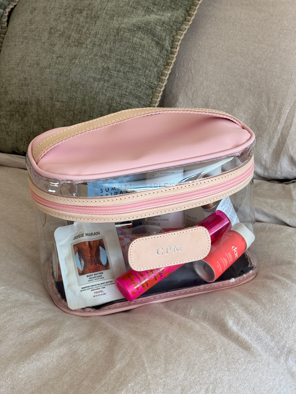 Jon Hart Design Clear Makeup Case