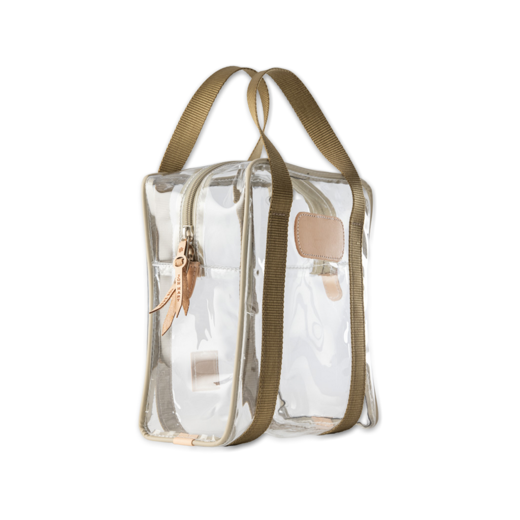Jon Hart Design Clear Shag Bag - Black Webbing