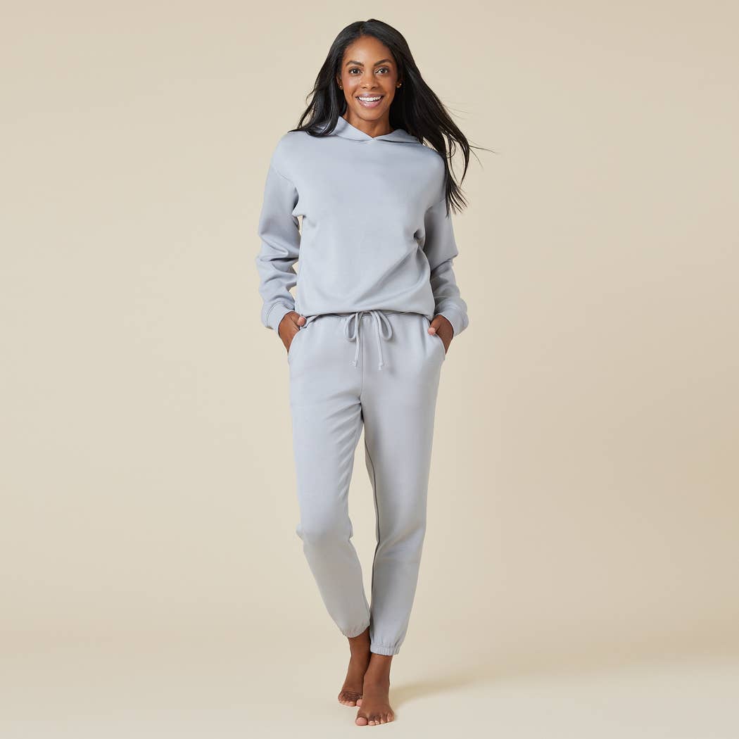 Athleisure DreamTech Oversize Hoodie Lounge Set for Women