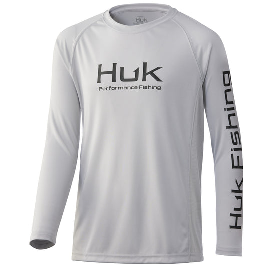 HUK Youth Pursuit Long Sleeve, Oyster