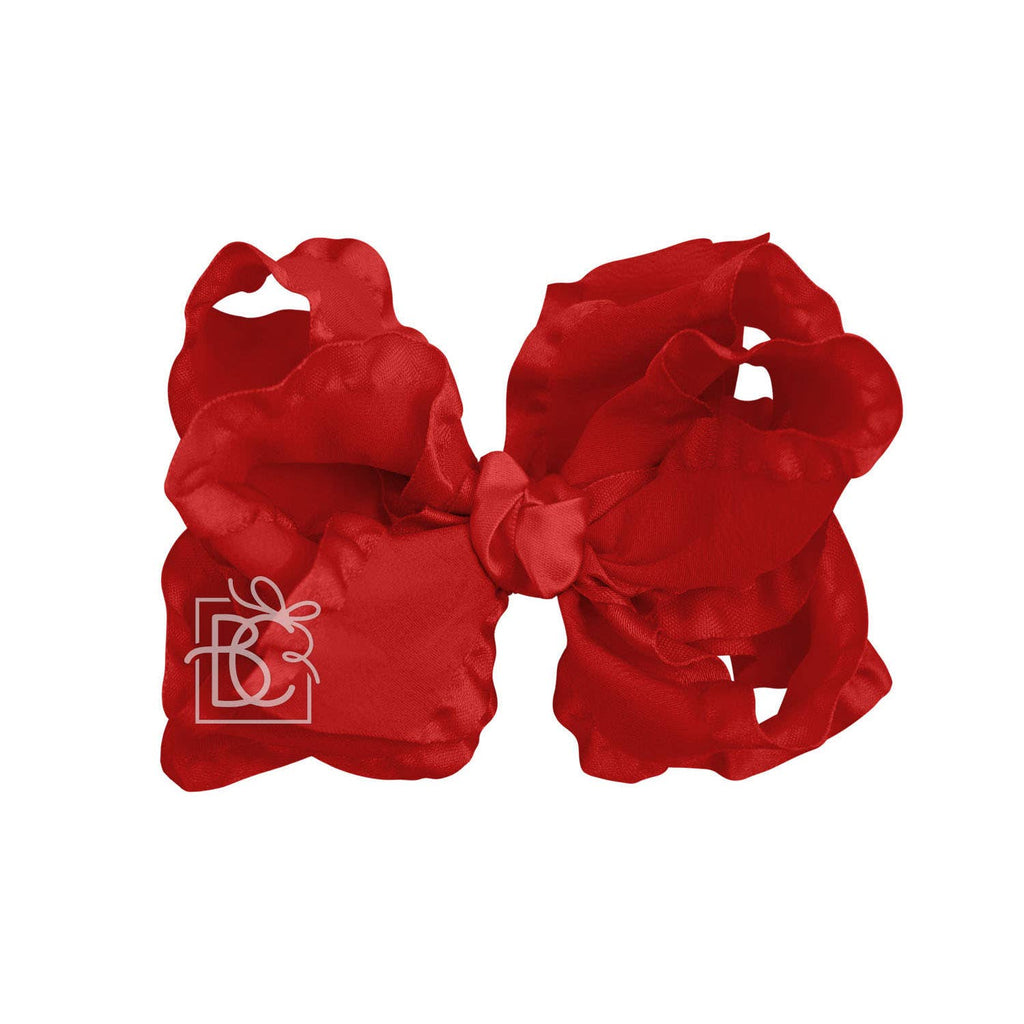 Double Ruffle Multi-Loop Bow