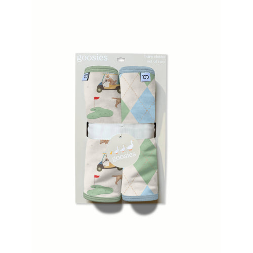 Goosies Burp Cloth Set, Barks & Birdies