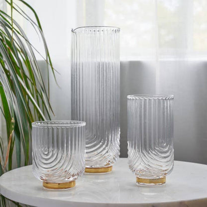 Belmont: Gatsby Glass Tumblers