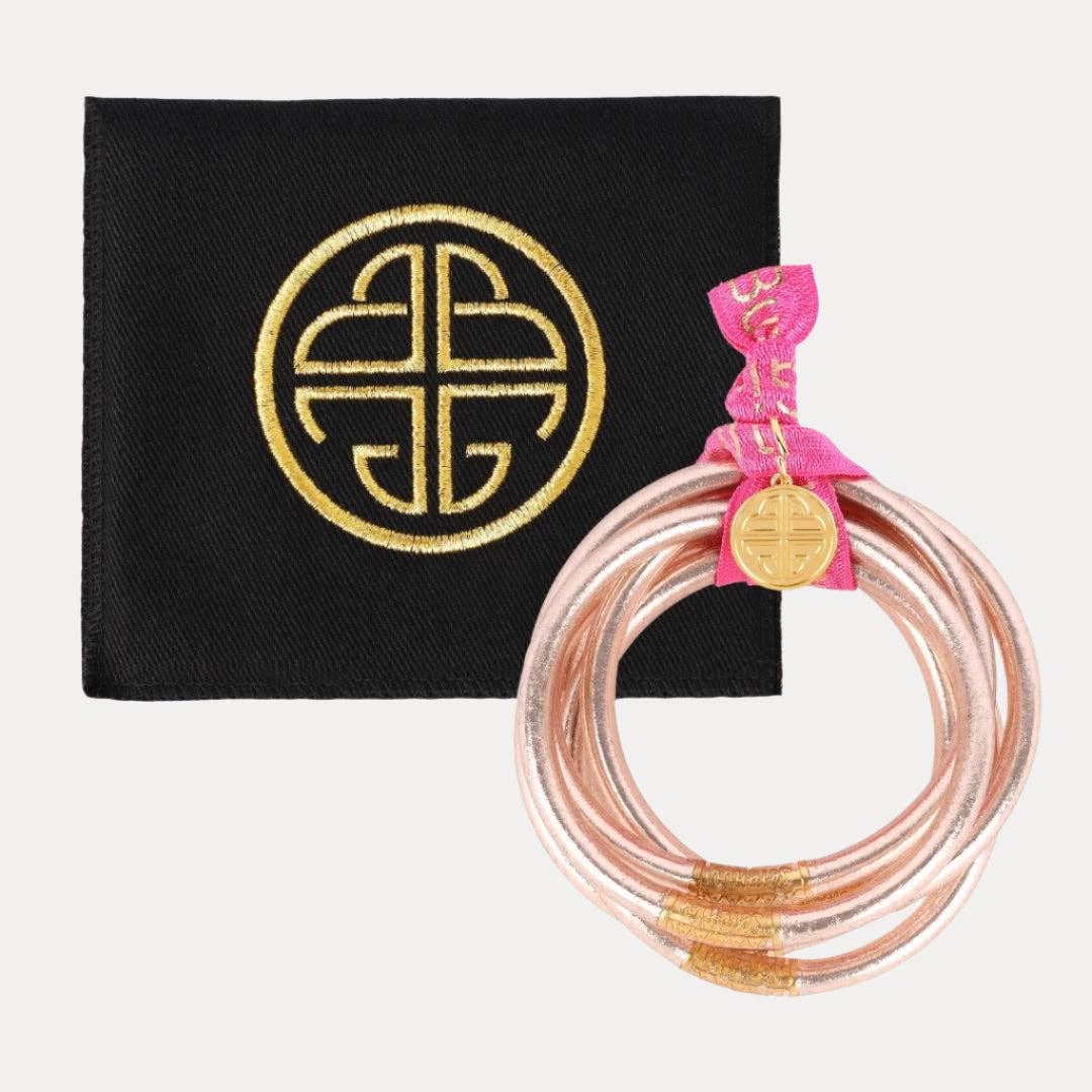 Champagne All Weather Bangles® (Set of 6) - Serenity Prayer