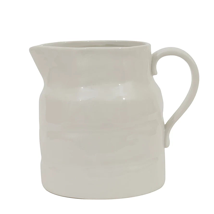 Stoneware Vintage Reproduction Pitcher | Bridal Shower Sydnee Allen and Richard Busby