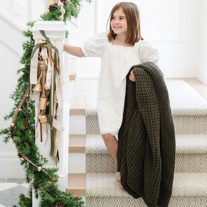 Waffle Knit XL Throw Blanket