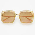 Lulu Acetate Womens Square Sunglasses