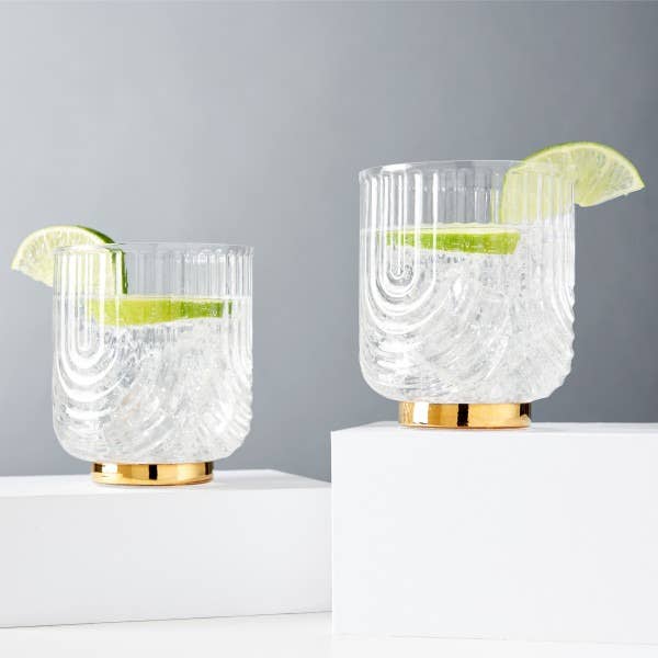 Belmont: Gatsby Glass Tumblers