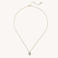 CHARLOTTE PENDANT - White CZ - Gold