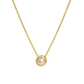 Signature Midi Pendant - Gold/Pearl