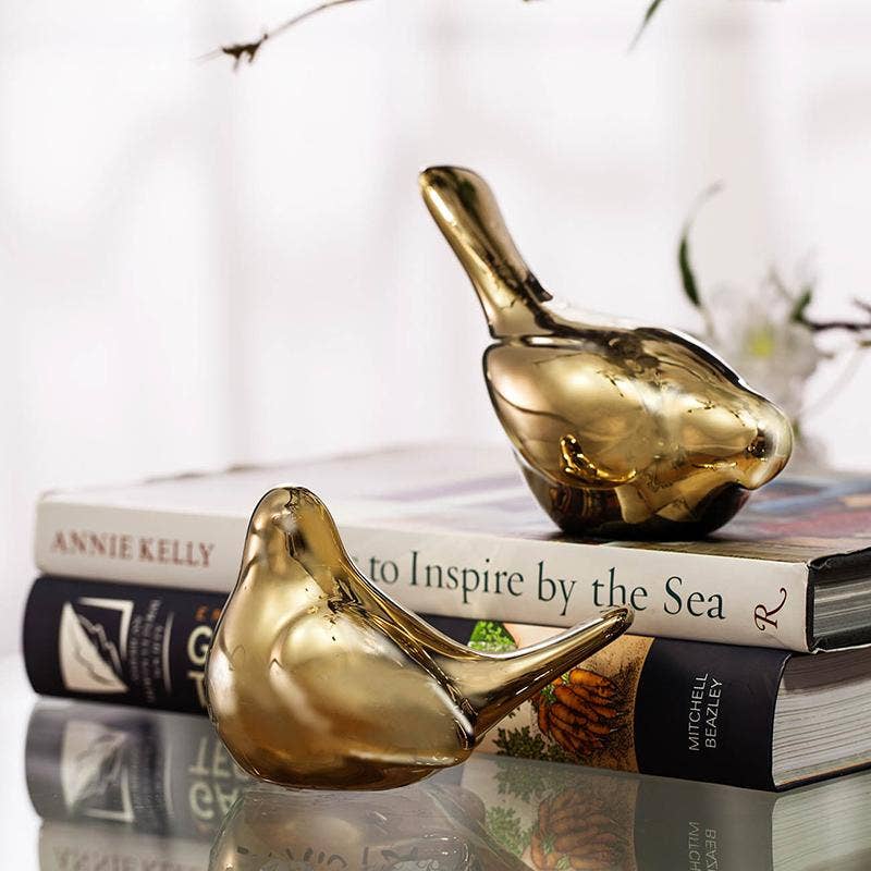 Gold Birds, Set of 2