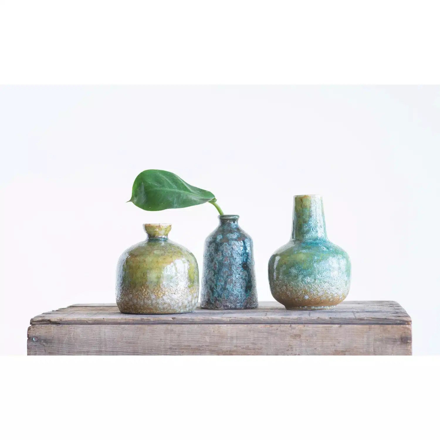 Stoneware Vases, Set of 3