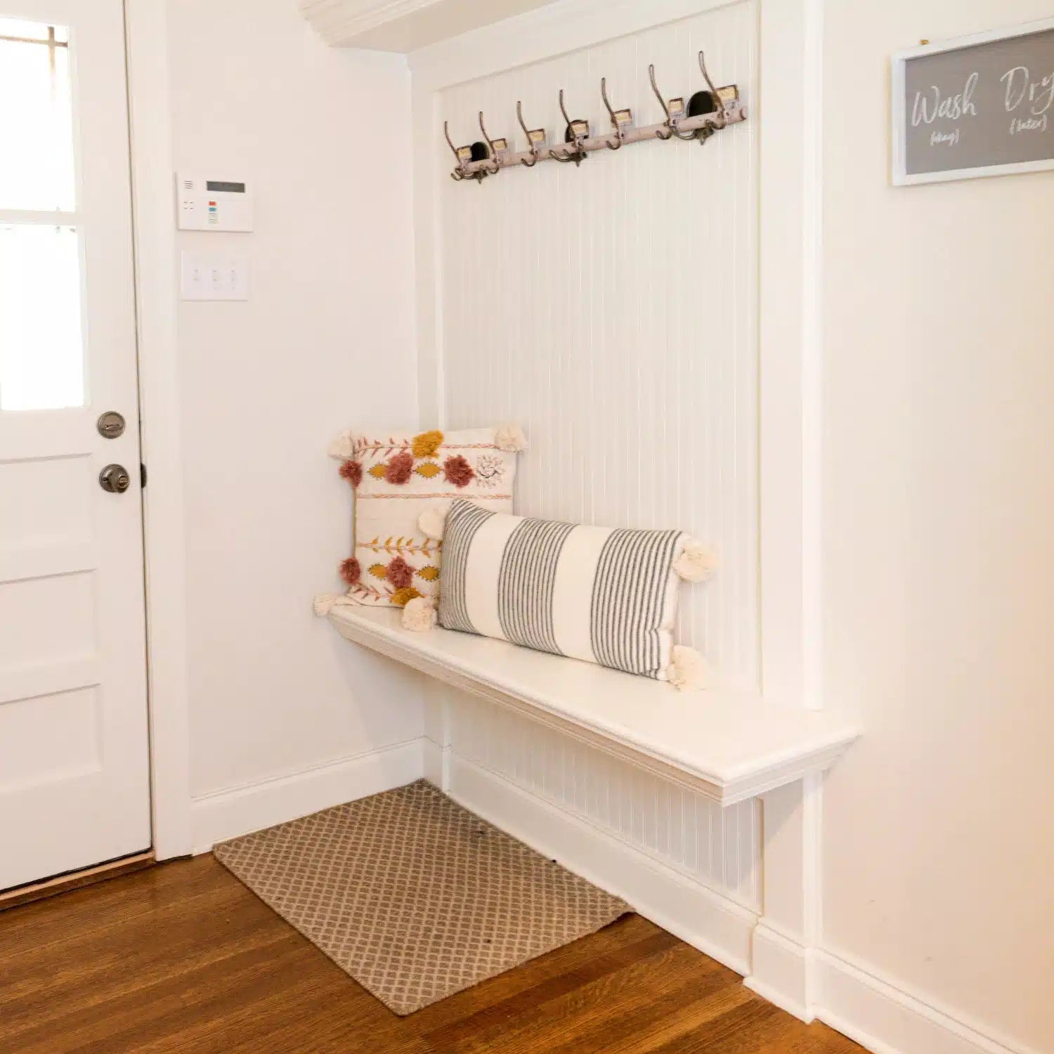 Cotton Embroidered Pillow w/ Tassels & Applique, Polyester Fill