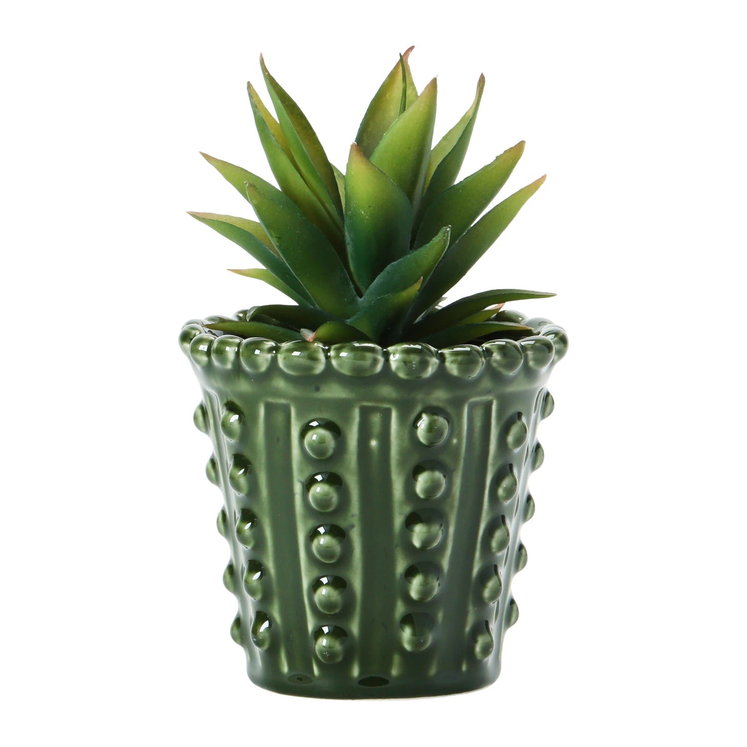 Stoneware Hobnail Planter