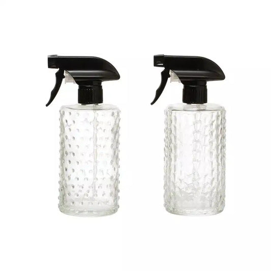 Embossed Glass Spray Bottle | Bridal Shower Paige Estes & Levi Harville