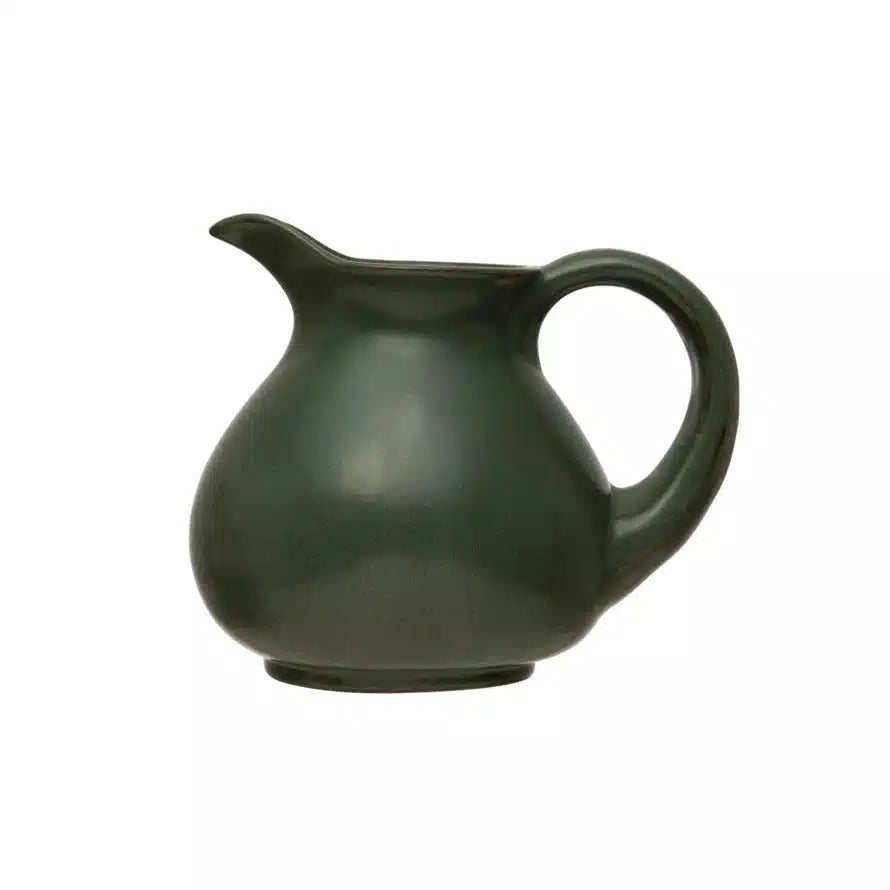 Stoneware Pitcher, Reactive Glaze