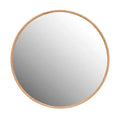 Round Rattan Wrapped Mirror