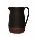 Stoneware Pitcher, Black