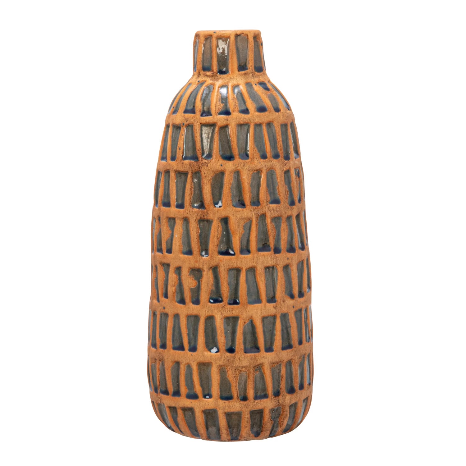 Debossed Terra-cotta Vase