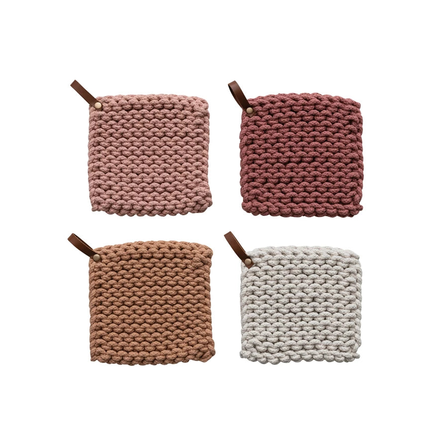 Cotton Crocheted Pot Holders