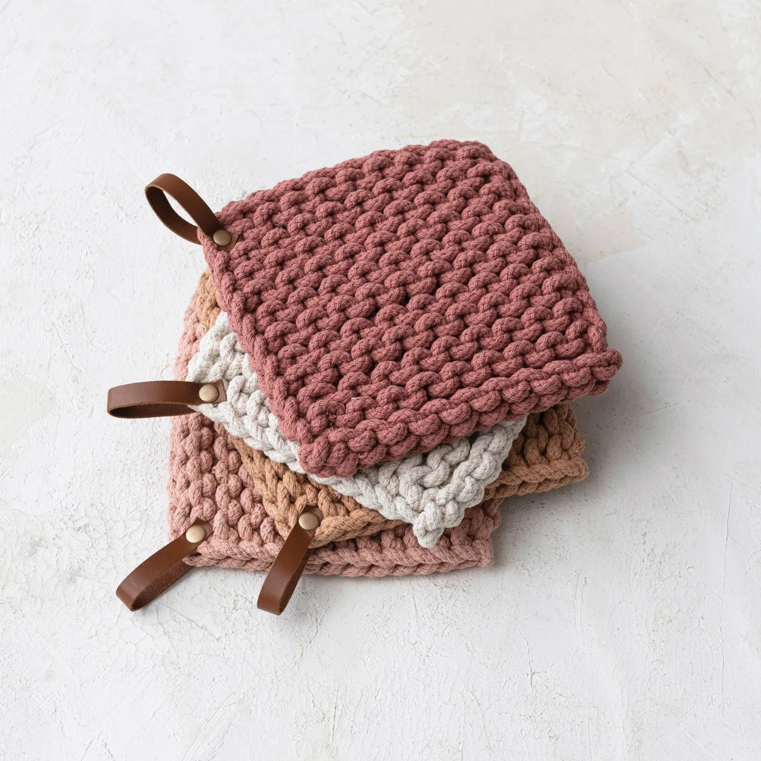 Cotton Crocheted Pot Holders