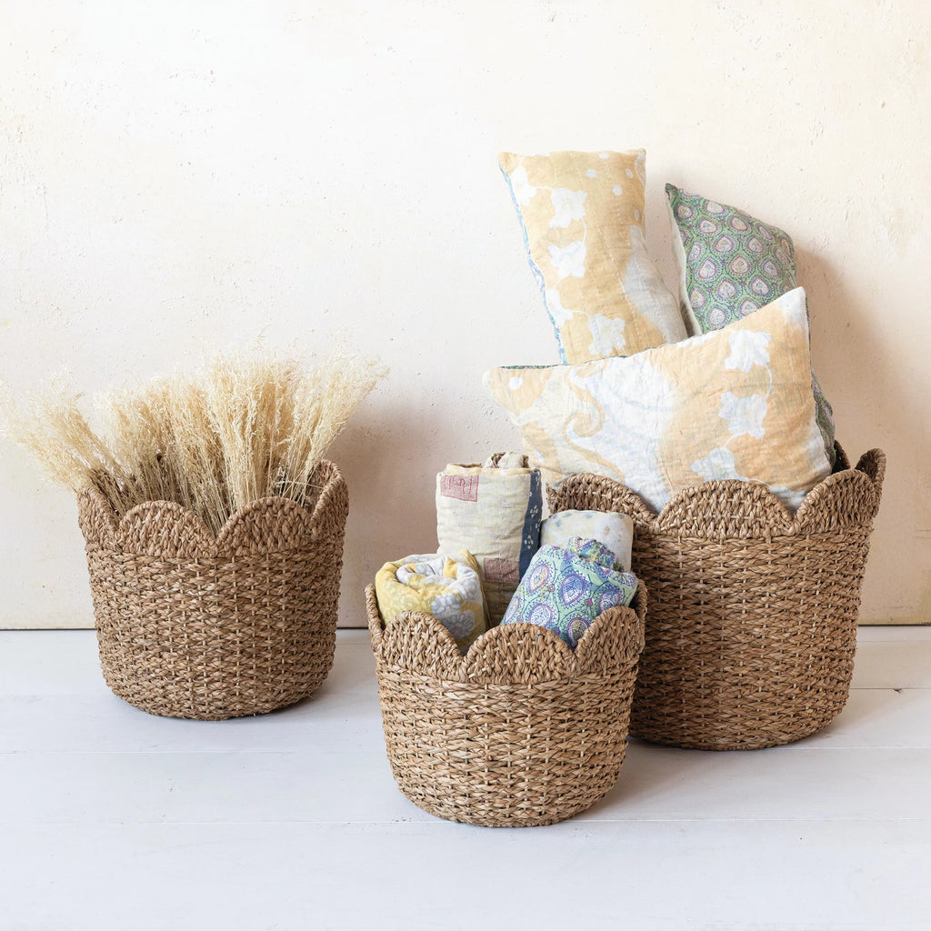 Scalloped Edge Baskets