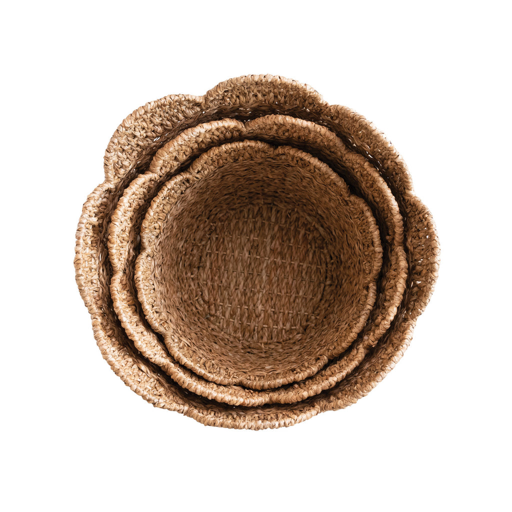 Scalloped Edge Baskets