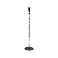 Hand-Forged Cast Iron Taper Holders, Black