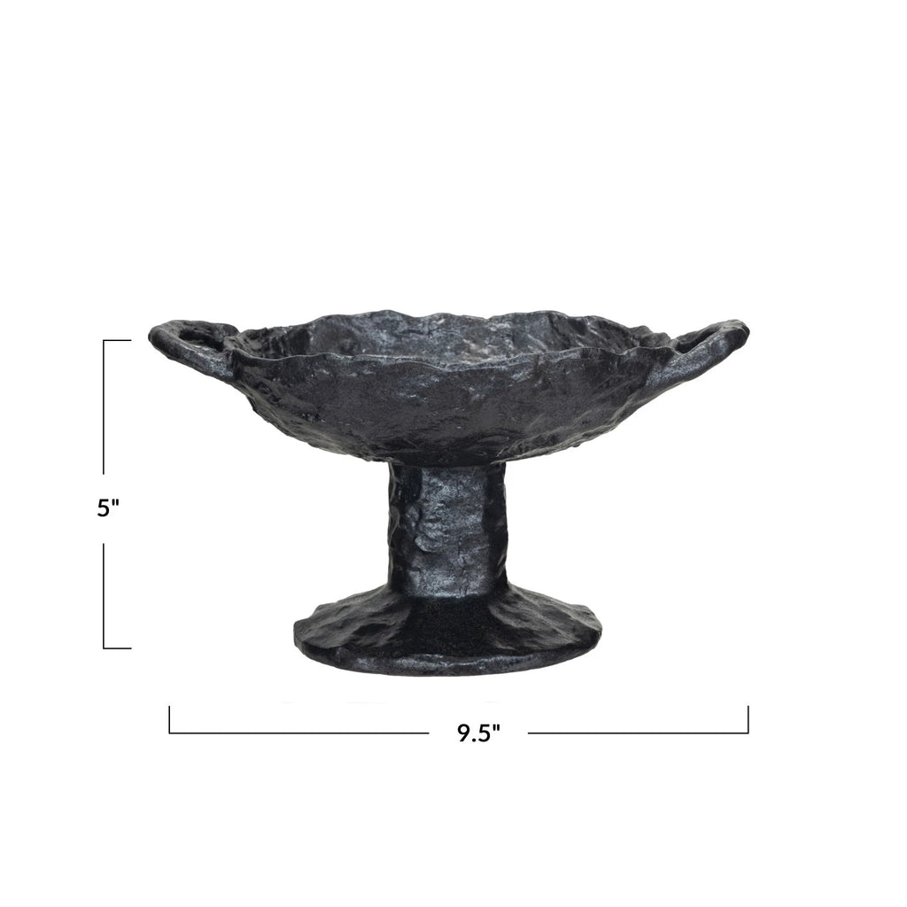 Stoneware Footed Dish w/ Handles