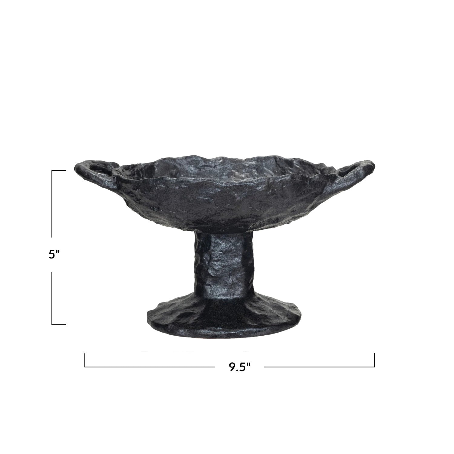 Stoneware Footed Dish w/ Handles