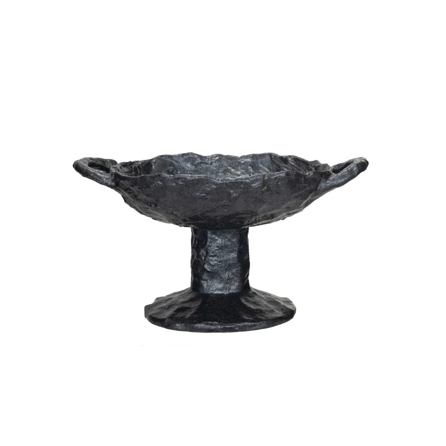 Stoneware Footed Dish w/ Handles | Bridal Shower Lieza Klein & Dylan Robbins