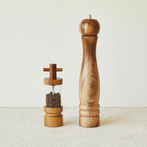 Acacia Wood Salt/Pepper Mill, Natural
