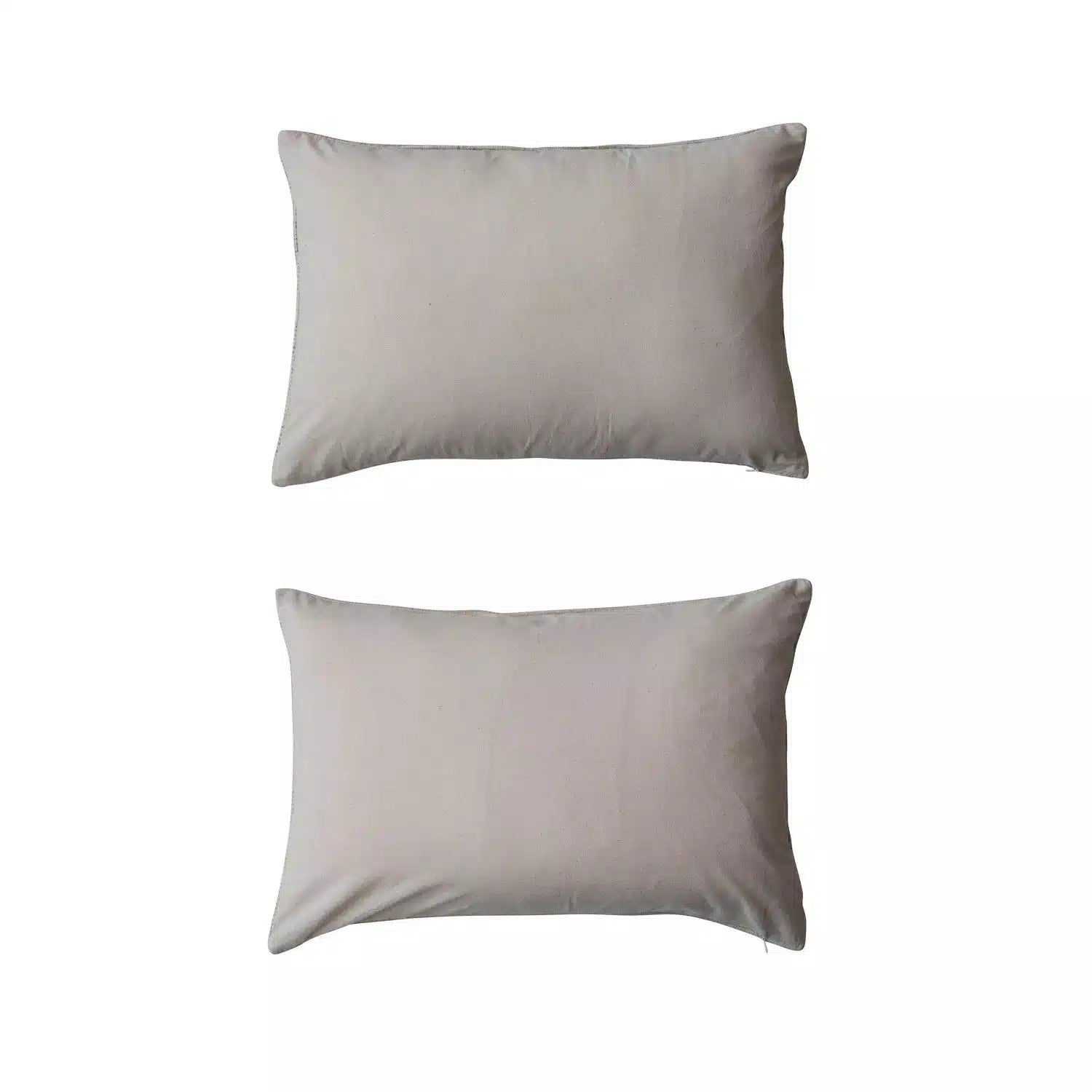 Cotton Chenille Distressed Print Lumbar Pillows