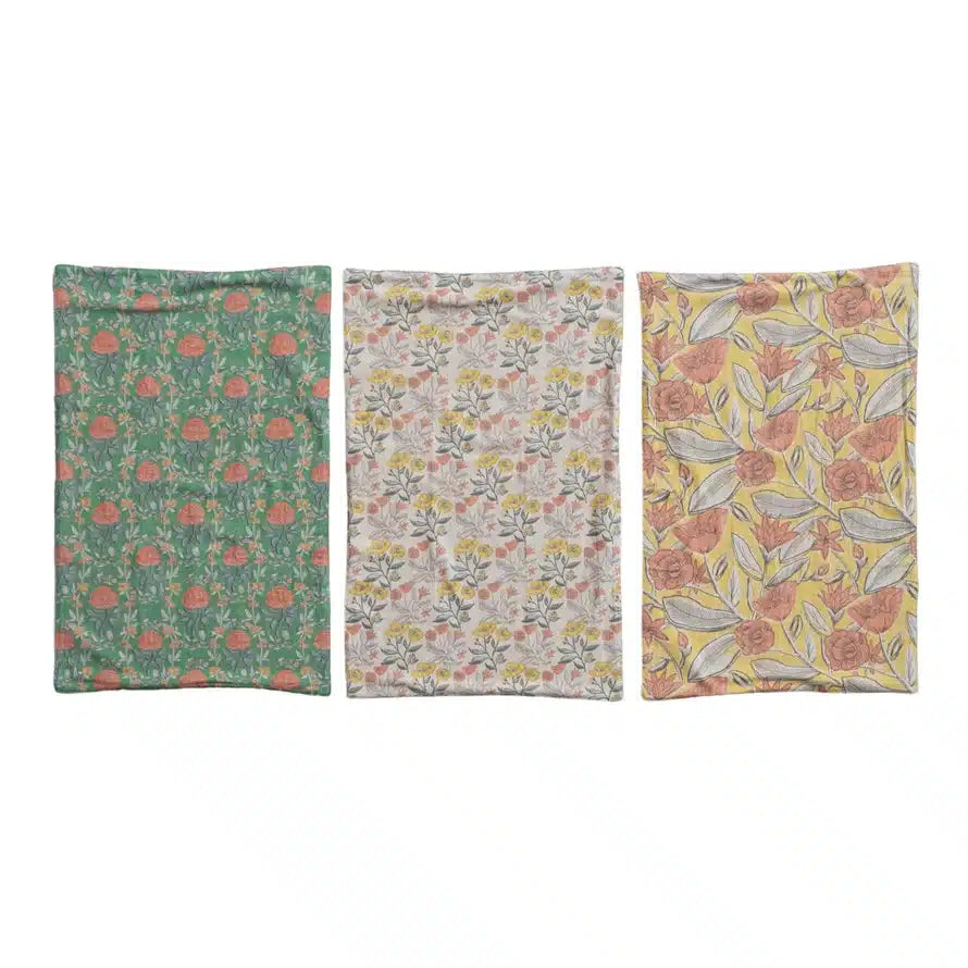 Cotton Printed Tea Towels & Terry Back