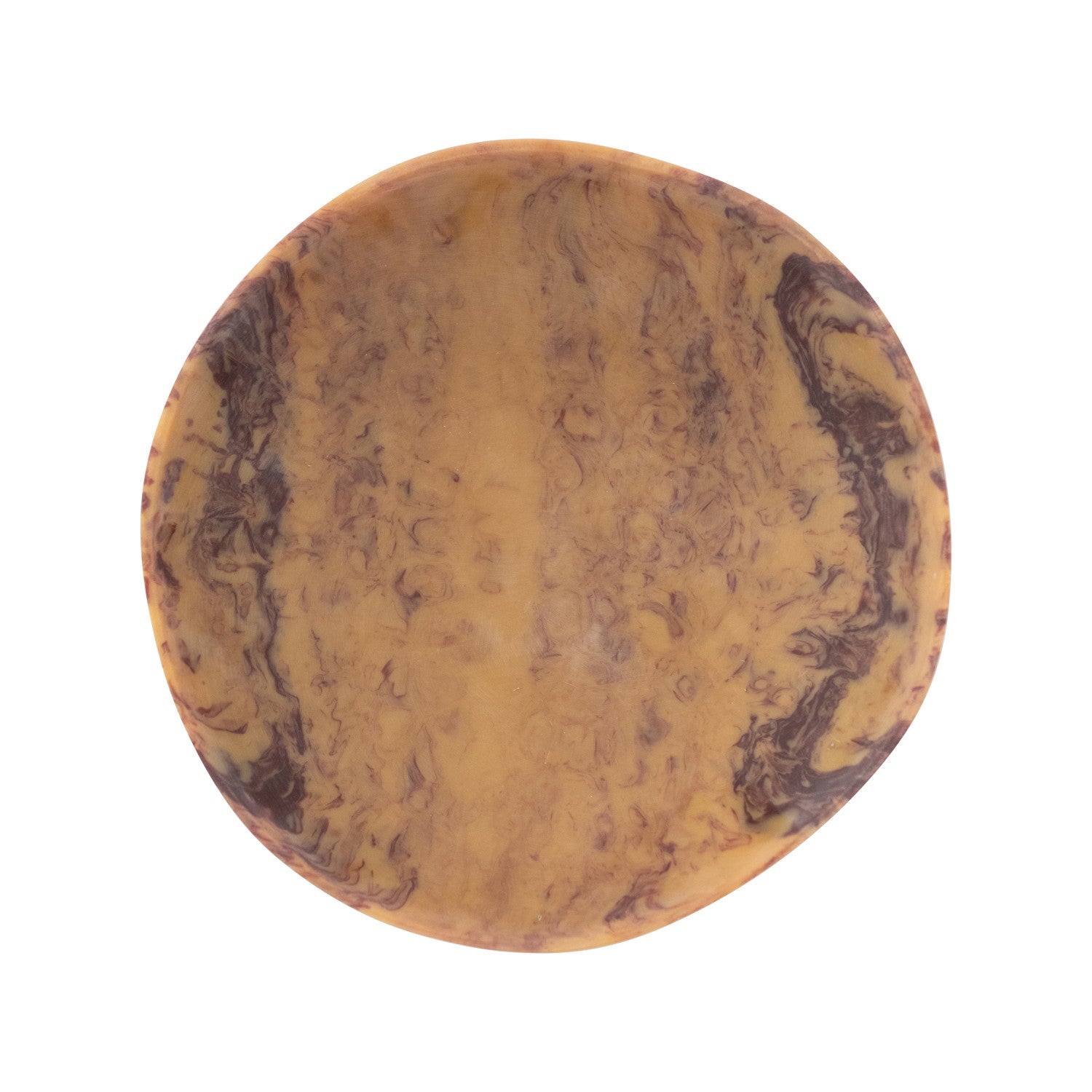 Marbled-Resin-Bowl-Brown-Each-One-Will-Vary