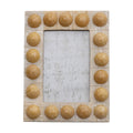 Handmade Marbled Resin Bobbin Photo Frame | Bridal Shower Kaitlyn Woodman & Trace Clark