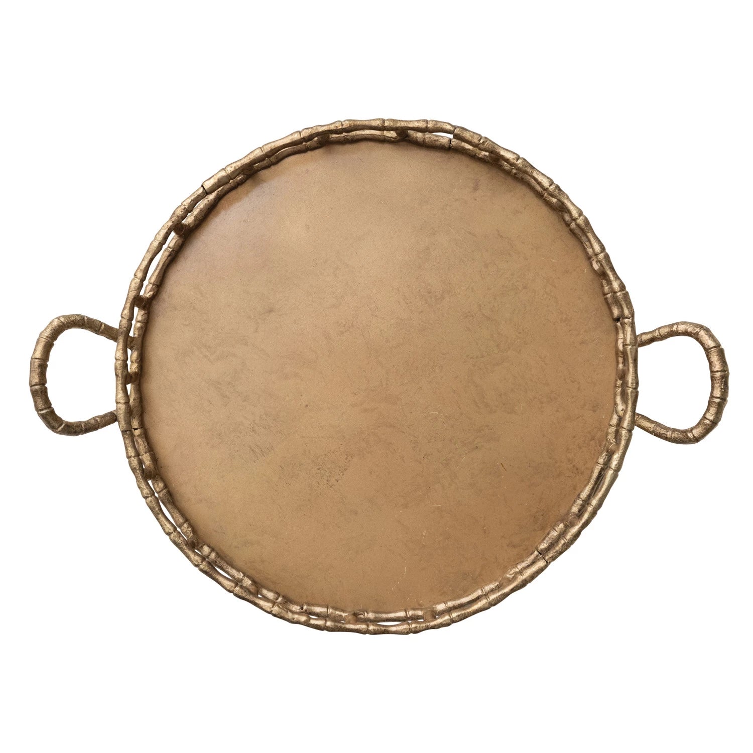 Antique Gold Handled Tray