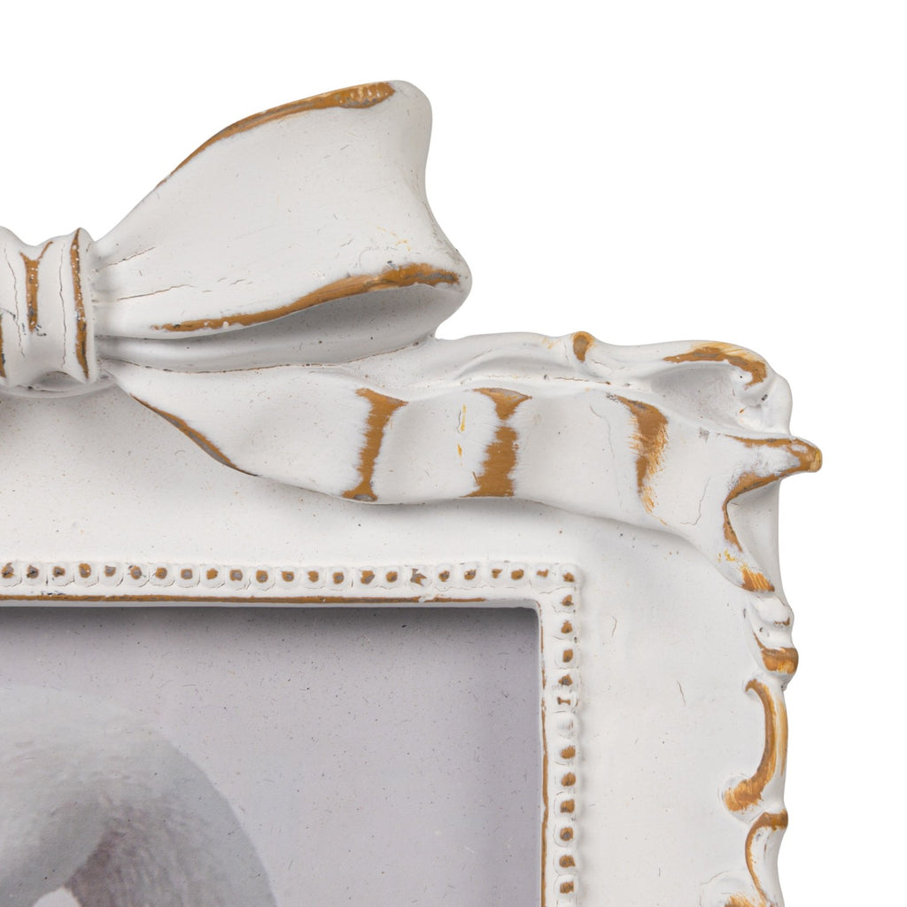 Antique Bow Picture Frame