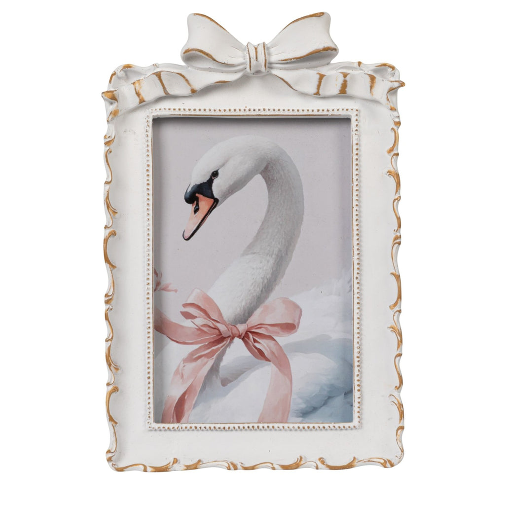 Antique Bow Picture Frame