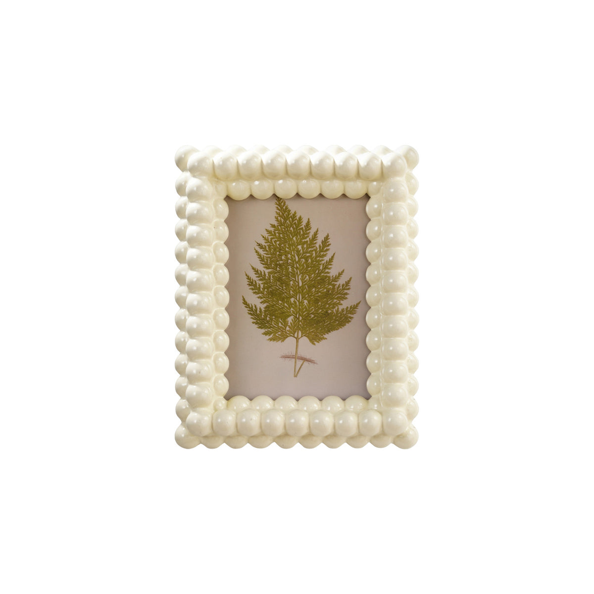 Resin & Glass Ball Photo Frame (Holds 5"x7" Photo) (Hangs or Sits)