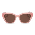 DIFF EYEWEAR Evie Peach + Brown Polarized