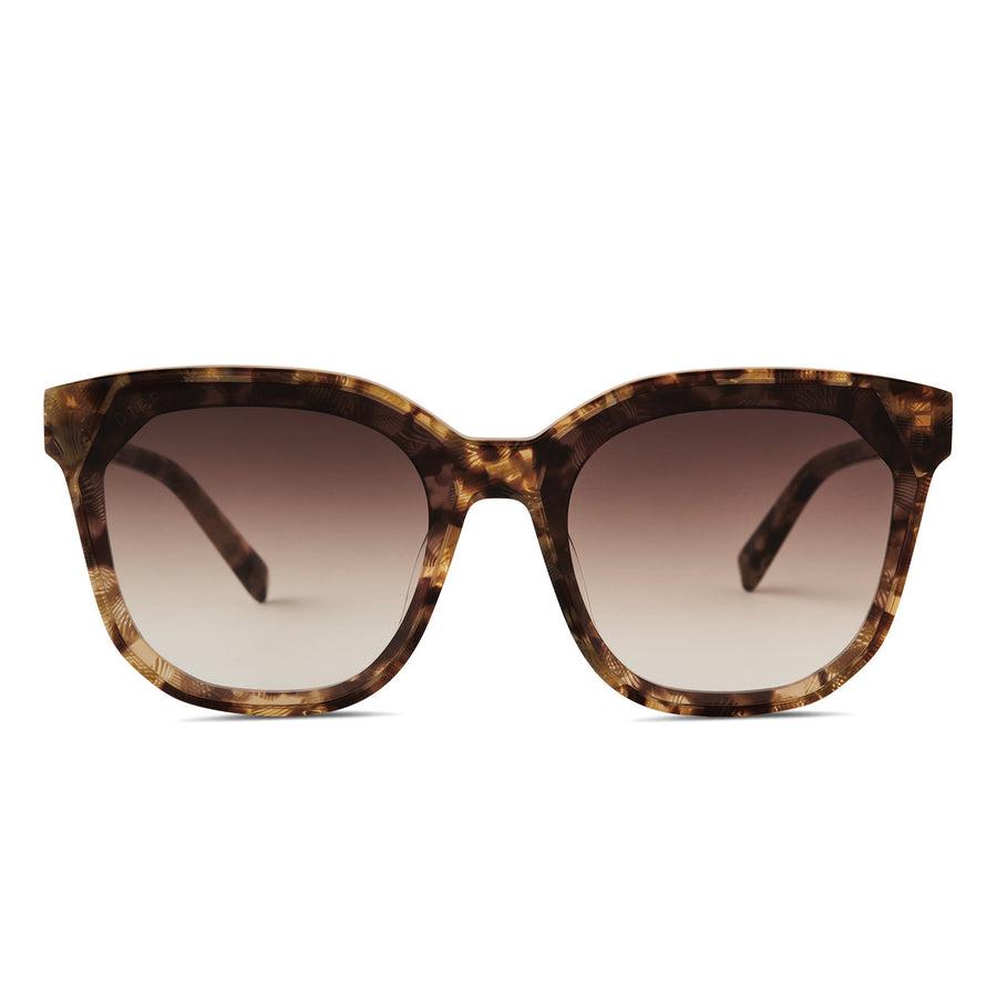 DIFF EYEWEAR Gia Toasted Coconut Brown Gradient