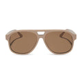 DIFF EYEWEAR Nash Almond + Brown
