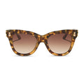 DIFF EYEWEAR Hawaii Coconut Palm Tort + Brown Gradient