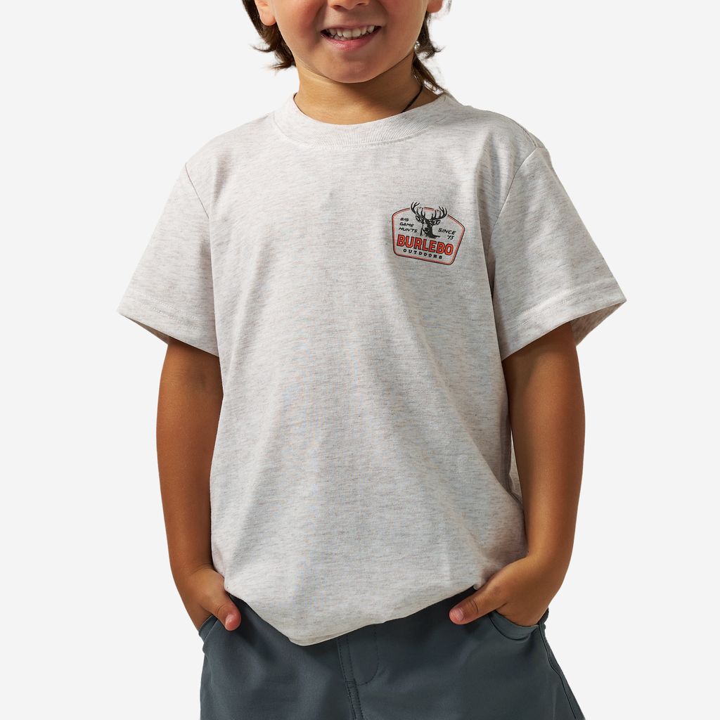 Burlebo Youth Short Sleeve Graphic Tees (Limited Item) - Oatmeal