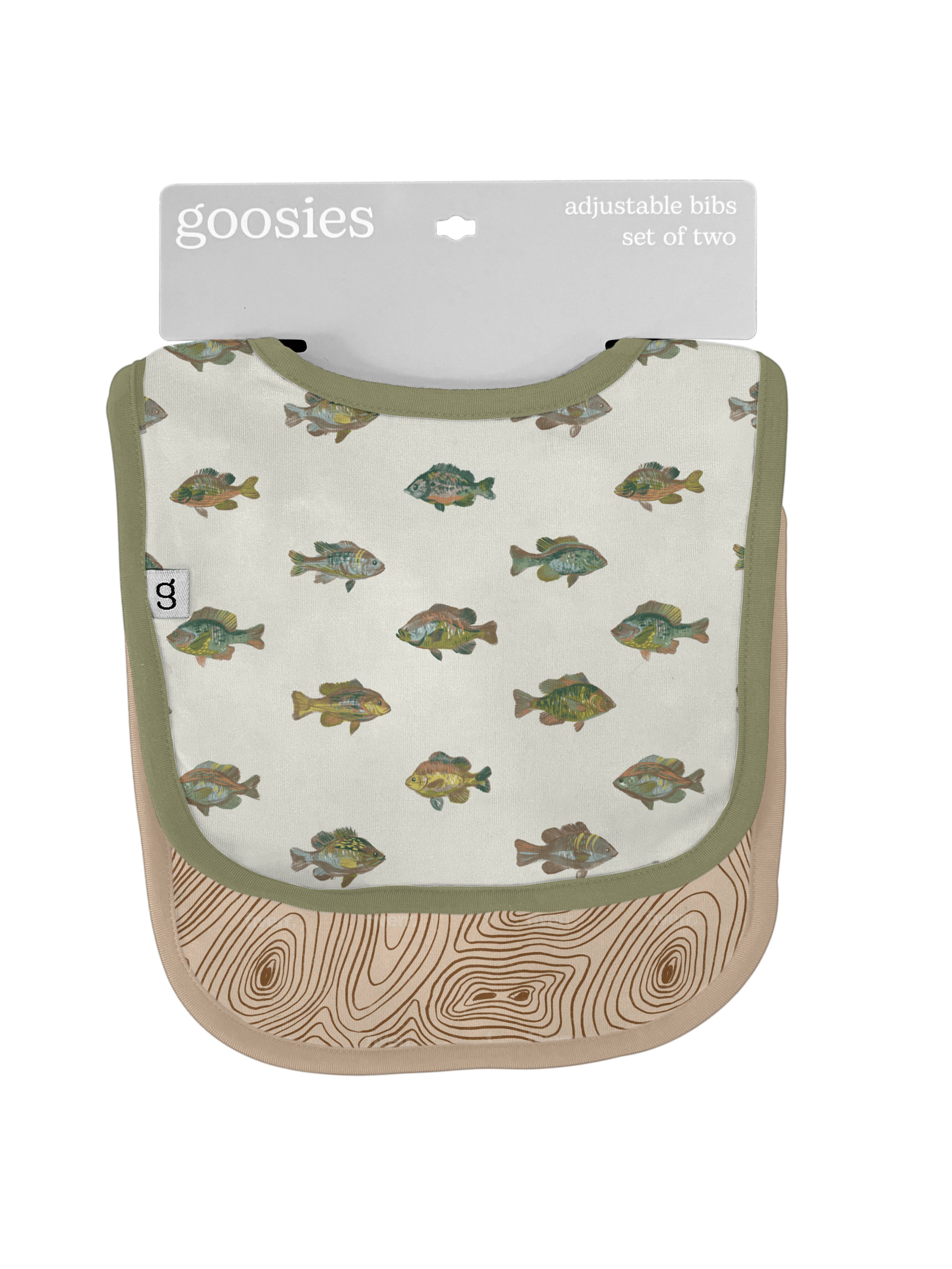 Bib Set of 2, Lake Fish