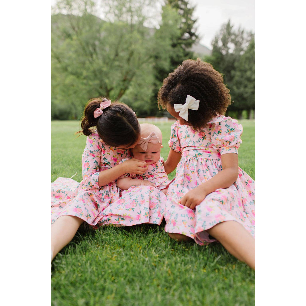 Ollie Jay Skirted Leo in Peach Bouquet