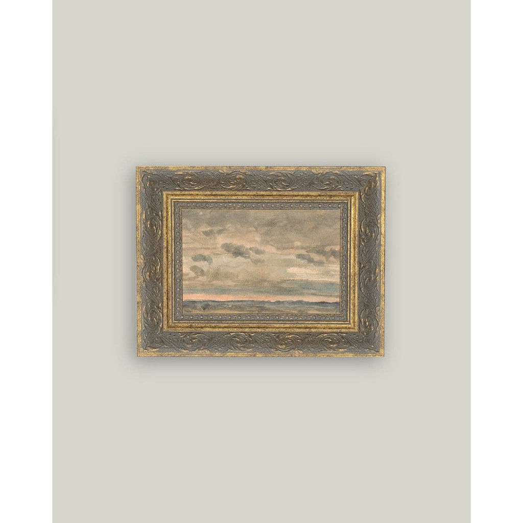 Sunset Sky Framed Antique Art