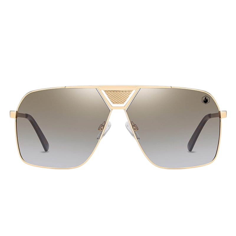 West Gold Frame/Brown Lens