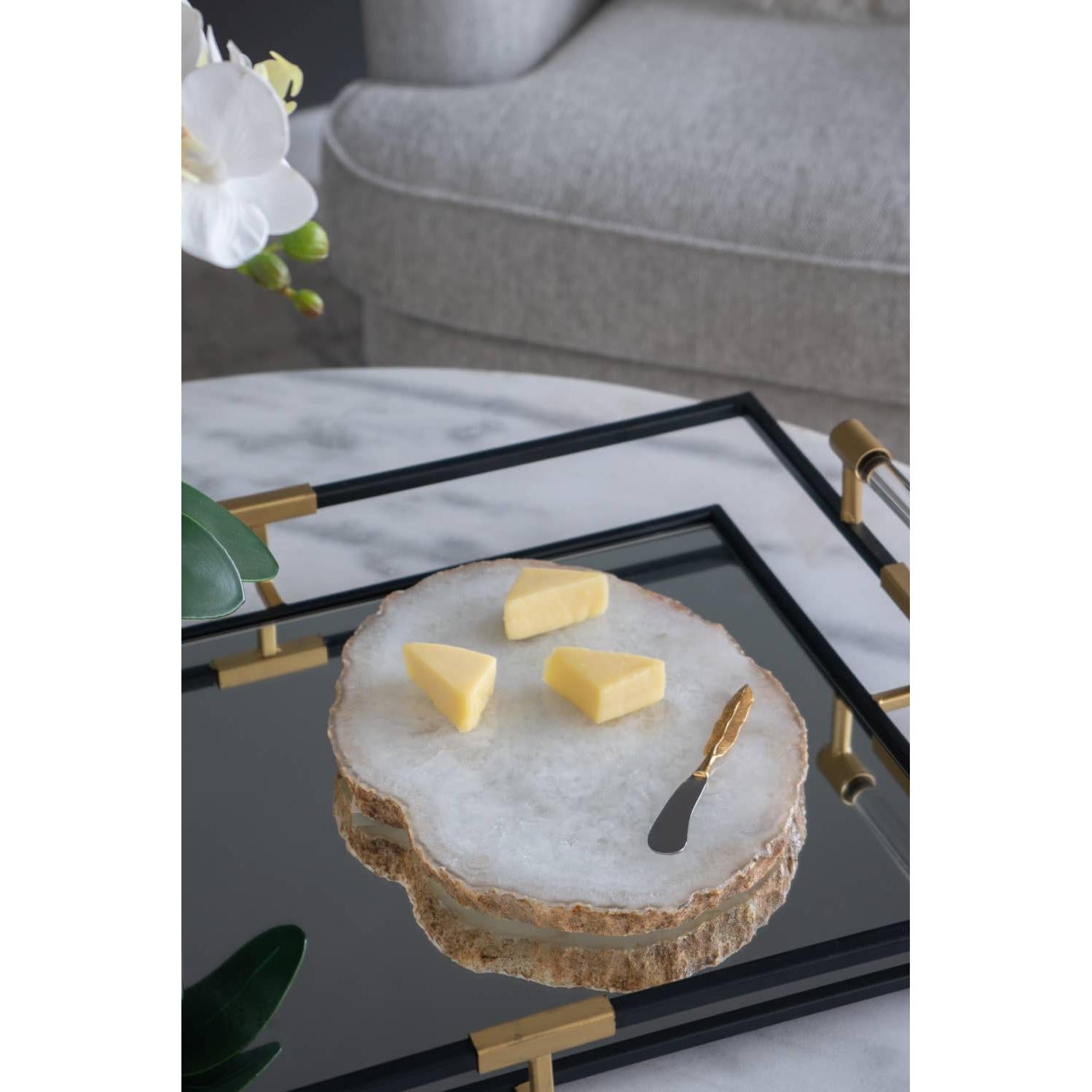 Agate Cheese Plate